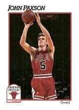 1991-92 Hoops Base Set John Paxson #33 card