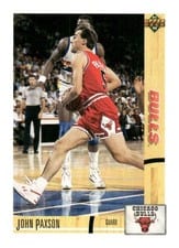 1991-92 Upper Deck Base Set John Paxson #117 card