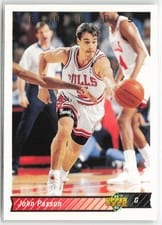 1992-93 Upper Deck Base Set John Paxson #137 card