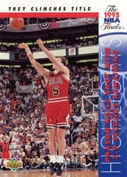 1993-94 Upper Deck Base Set John Paxson #206 card