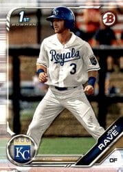 2019 Bowman Draft Base Set John Rave #BD-144 card