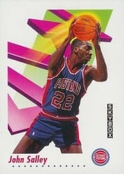 1991-92 SkyBox Base Set John Salley #87 card