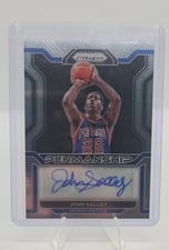 2021-22 Panini Prizm Penmanship John Salley #PM-JSL card