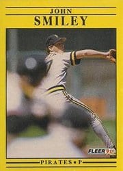 1991 Fleer Base Set John Smiley #50 card