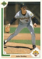 1991 Upper Deck Base Set John Smiley #669 card