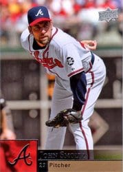 2009 Upper Deck Base Set John Smoltz #21 card