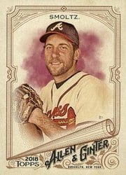 2018 Topps Allen & Ginter Base Set John Smoltz #123 card