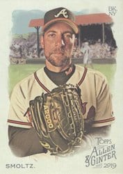 2019 Topps Allen & Ginter Base Set John Smoltz #358 card