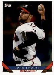 2019 Topps Archives Base Set John Smoltz #258 card