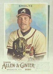 2020 Topps Allen & Ginter Base Set John Smoltz #6 card