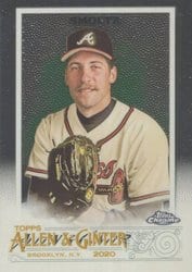 2020 Topps Allen & Ginter Chrome Base Set John Smoltz #6 card