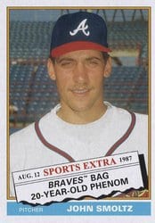 2020 Topps Archives Base Set John Smoltz #76TT-323 card