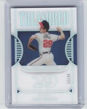 2023 Panini National Treasures Treasured Jersey Numbers John Smoltz #29 card