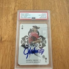 2023 Topps Update All Aces Autographs John Smoltz #AA-52 card