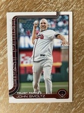 2025 Topps Update First Pitch John Smoltz #FPU-5 card