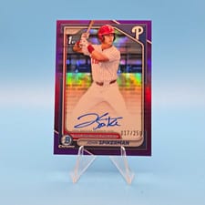 2024 Bowman Draft Chrome Prospect Autographs John Spikerman #CPA-JSP card