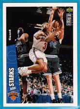 1996-97 Collector's Choice Base Set John Starks #103 card