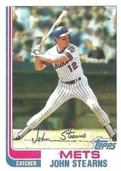 1982 Topps Base Set John Stearns #743 card