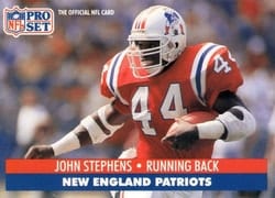 1991 Pro Set Base Set John Stephens #233 card