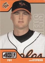 2002 Upper Deck 40-Man Base Set John Stephens #220 card
