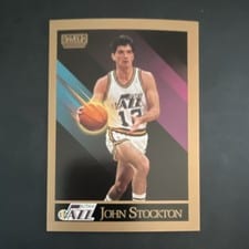 1990-91 SkyBox Base Set John Stockton #284 card