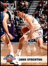 1993-94 Hoops Base Set John Stockton #280 card