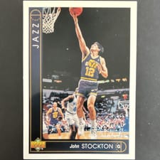 1993-94 Upper Deck Base Set John Stockton #12 card