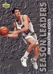 1993-94 Upper Deck Base Set John Stockton #168 card