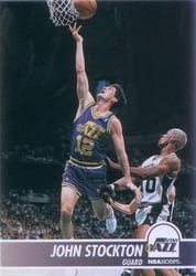 1994-95 Hoops Base Set John Stockton #214 card