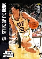 1995-96 Collector's Choice Base Set John Stockton #392 card