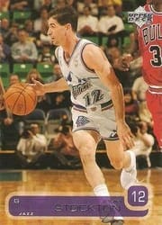 2002-03 Upper Deck Base Set John Stockton #169 card