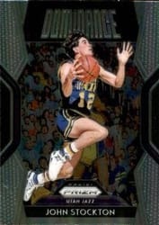 2018-19 Panini Prizm Dominance John Stockton #15 card