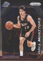 2018-19 Panini Prizm Hall Monitors John Stockton #7 card