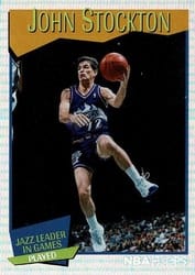2021-22 Hoops Base Set John Stockton #258 card