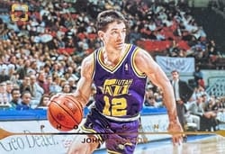 2021-22 Panini Photogenic Base Set John Stockton #99 card
