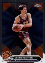 2023-24 Topps Chrome Base Set John Stockton #149 card