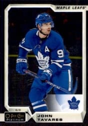 2018-19 O-Pee-Chee Platinum Base Set John Tavares #30 card