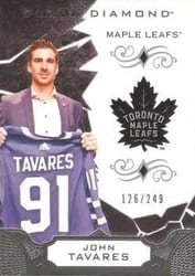 2018-19 Upper Deck Black Diamond Base Set John Tavares #BDB-JT card