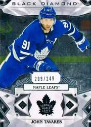 2019-20 Upper Deck Black Diamond Base Set John Tavares #BDB-TA card