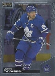 2020-21 O-Pee-Chee Platinum Base Set John Tavares #139 card
