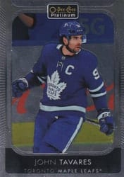 2021-22 O-Pee-Chee Platinum Base Set John Tavares #190 card