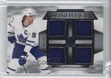 2021-22 Upper Deck The Cup Foundations Quad Jersey John Tavares #F-JT card