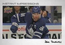 2022-23 Upper Deck Instant Impressions John Tavares #PZ-32 card