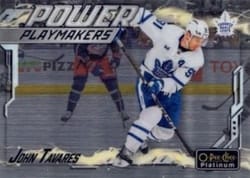 2024-25 O-Pee-Chee Platinum Power Playmakers John Tavares #PM-3 card