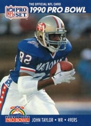 1990 Pro Set Base Set John Taylor #421 card