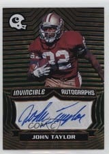 2021 Panini Chronicles Invincible Autographs John Taylor #INV-JTA card