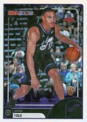 2025-26 NBA Hoops Base Set John Tonje #162 card