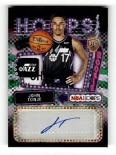 2025-26 NBA Hoops Hoops Rookie First Signs John Tonje #HFS-JT card