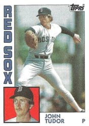 1984 Topps Base Set John Tudor #601 card