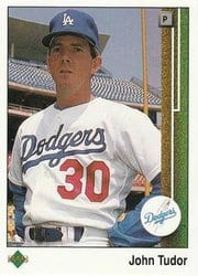 1989 Upper Deck Base Set John Tudor #66 card